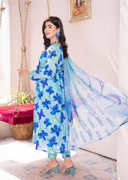 CARNIVAL - Unstitched 3-Piece Digital Lawn