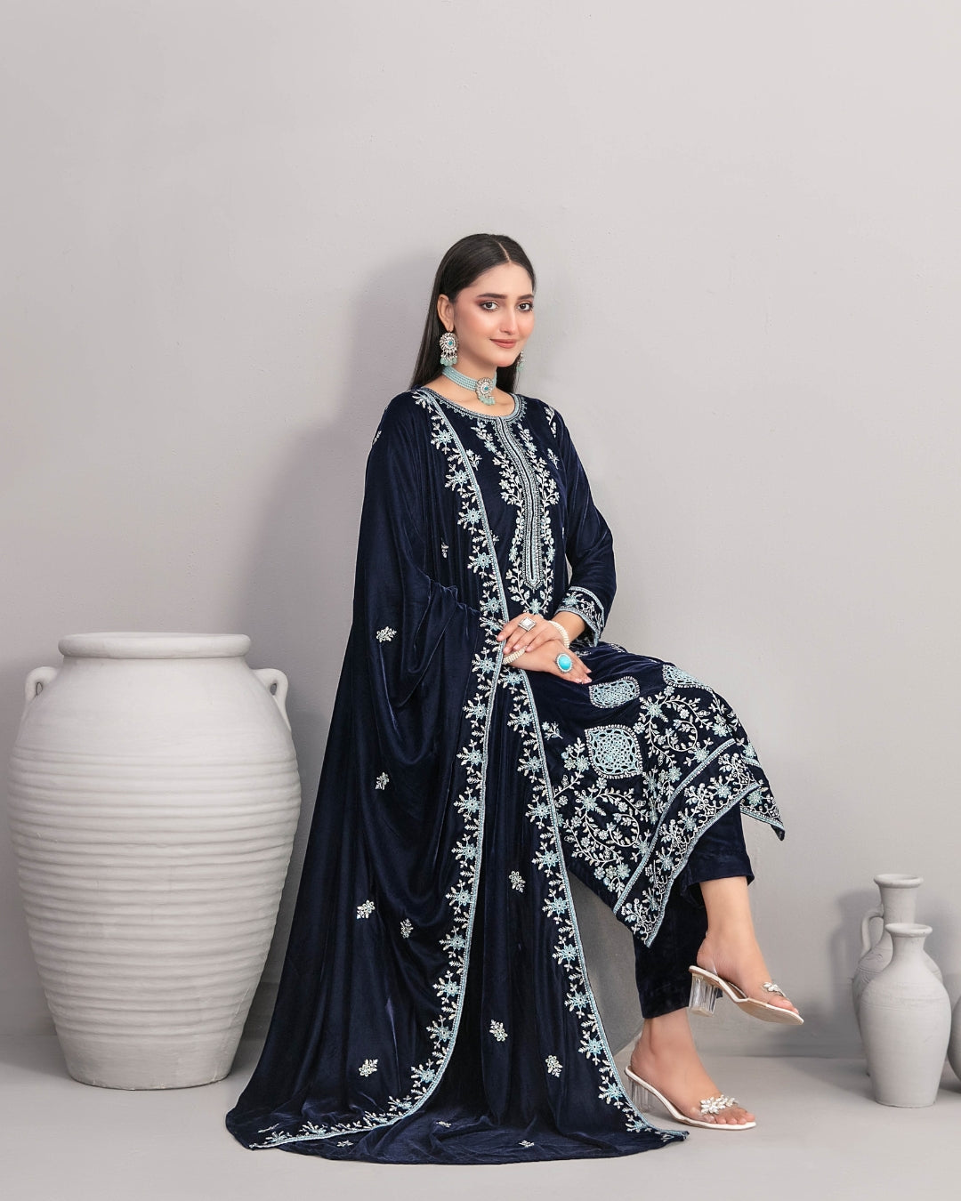 NAFISA - Unstitched Luxury Velvet