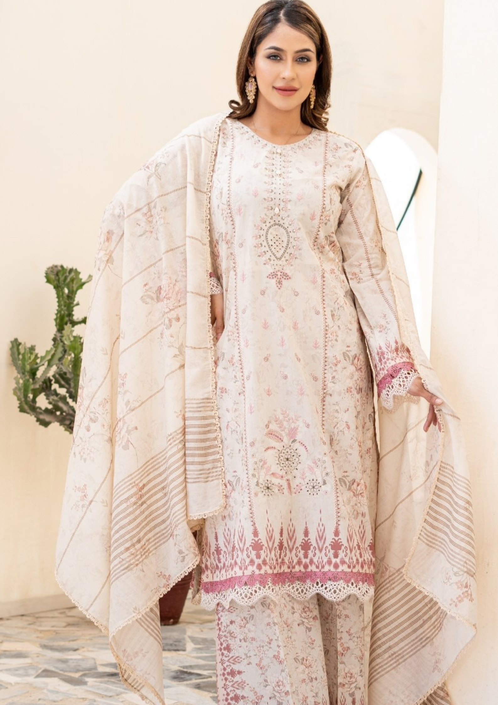 SAJAL - Unstitched 3-Piece Digital Lawn