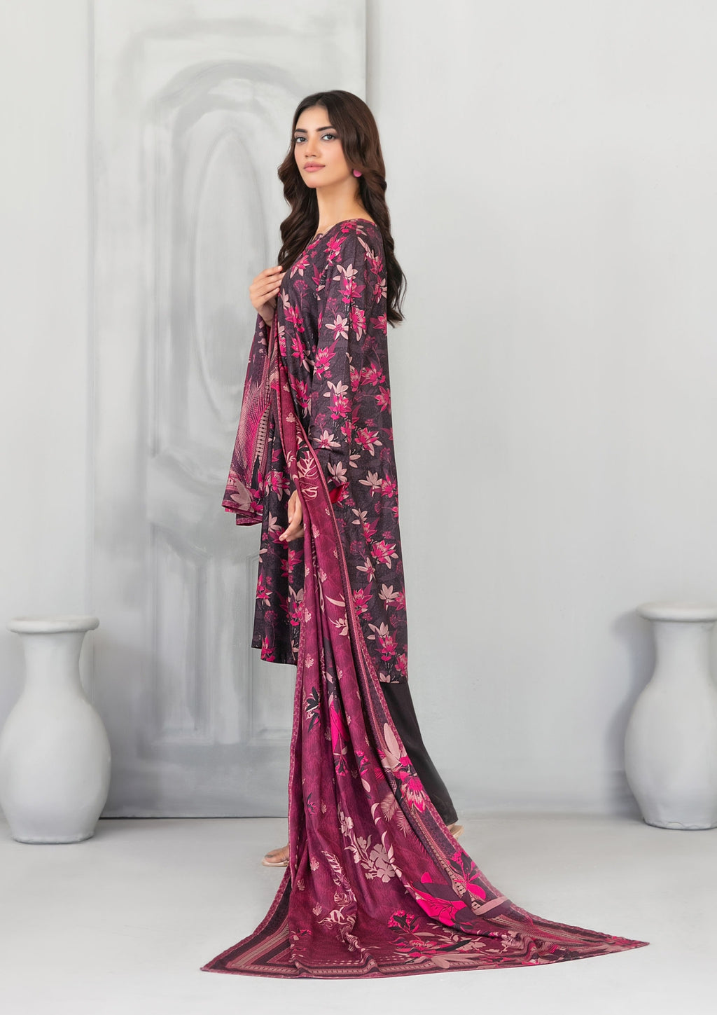 AFSANA - Unstitched Digital Printed Twill