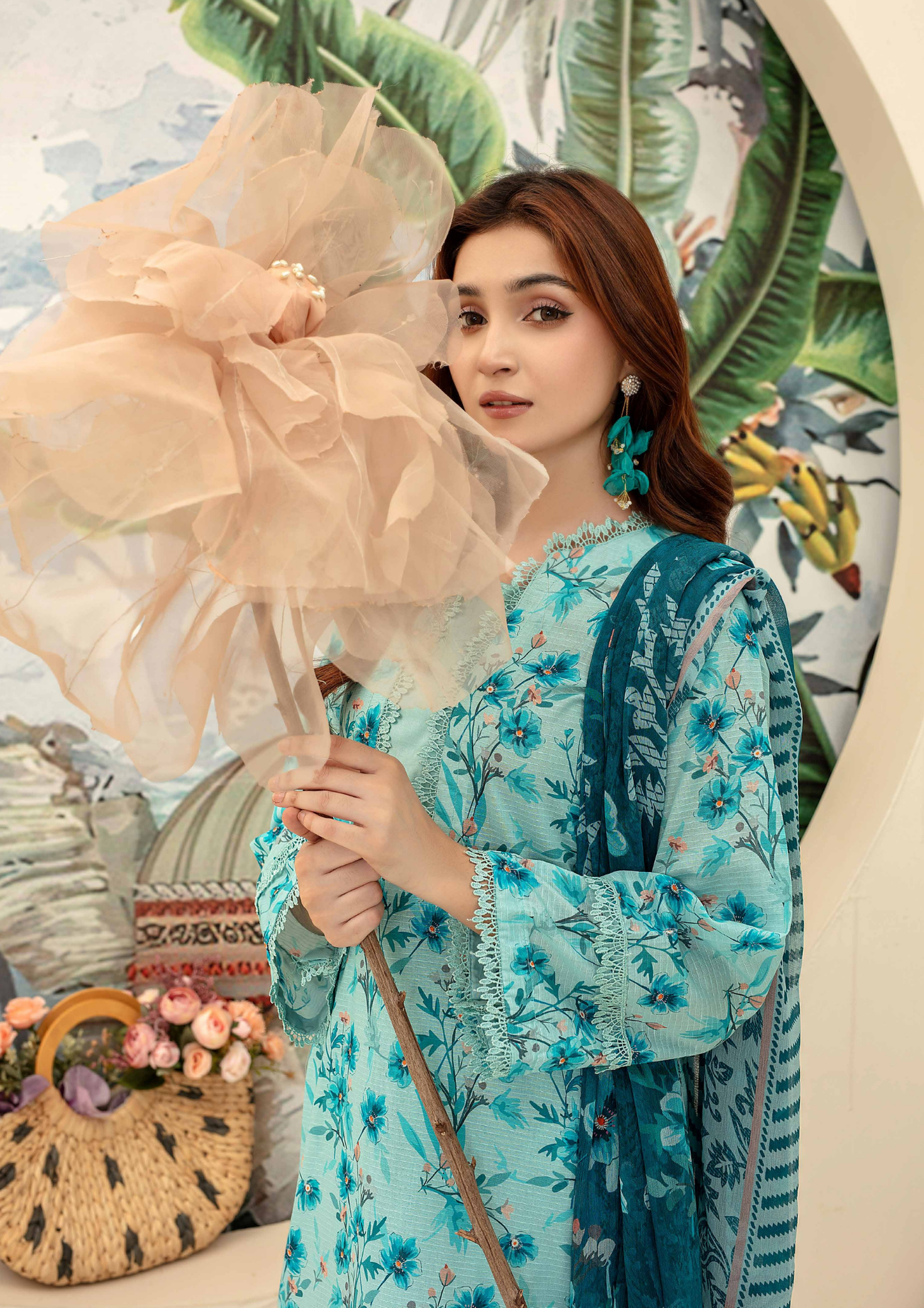 AQAS - Unstitched 3-Piece Digital Printed