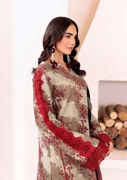 NAQSH-E-NAAZ - Unstitched 3-Piece Digital Bana Dora Lawn