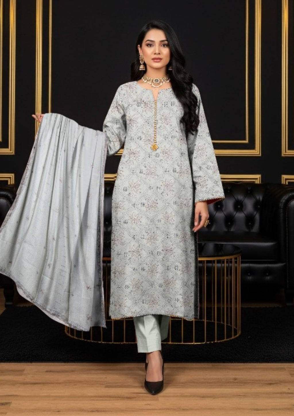 BULBUL - Unstitched Pashmina Dhanak