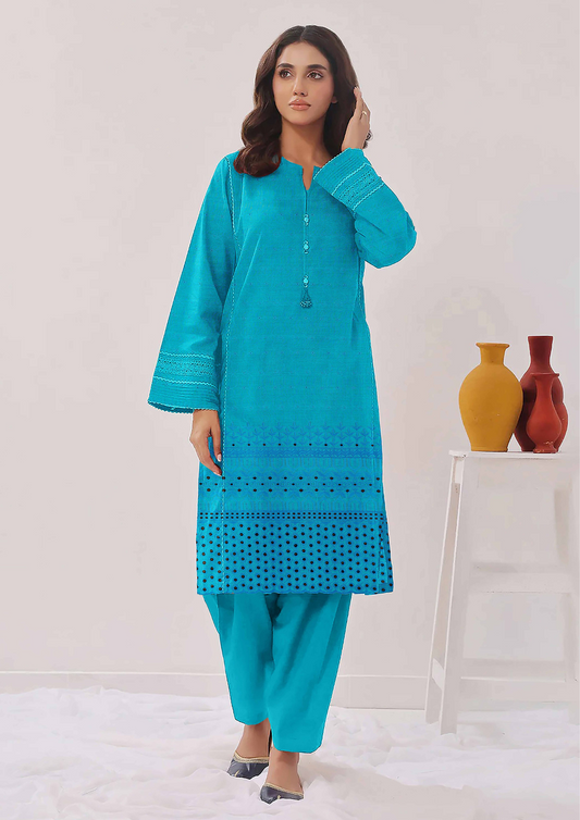 ARZOO - Unstitched 2-Piece Embroidered Lawn