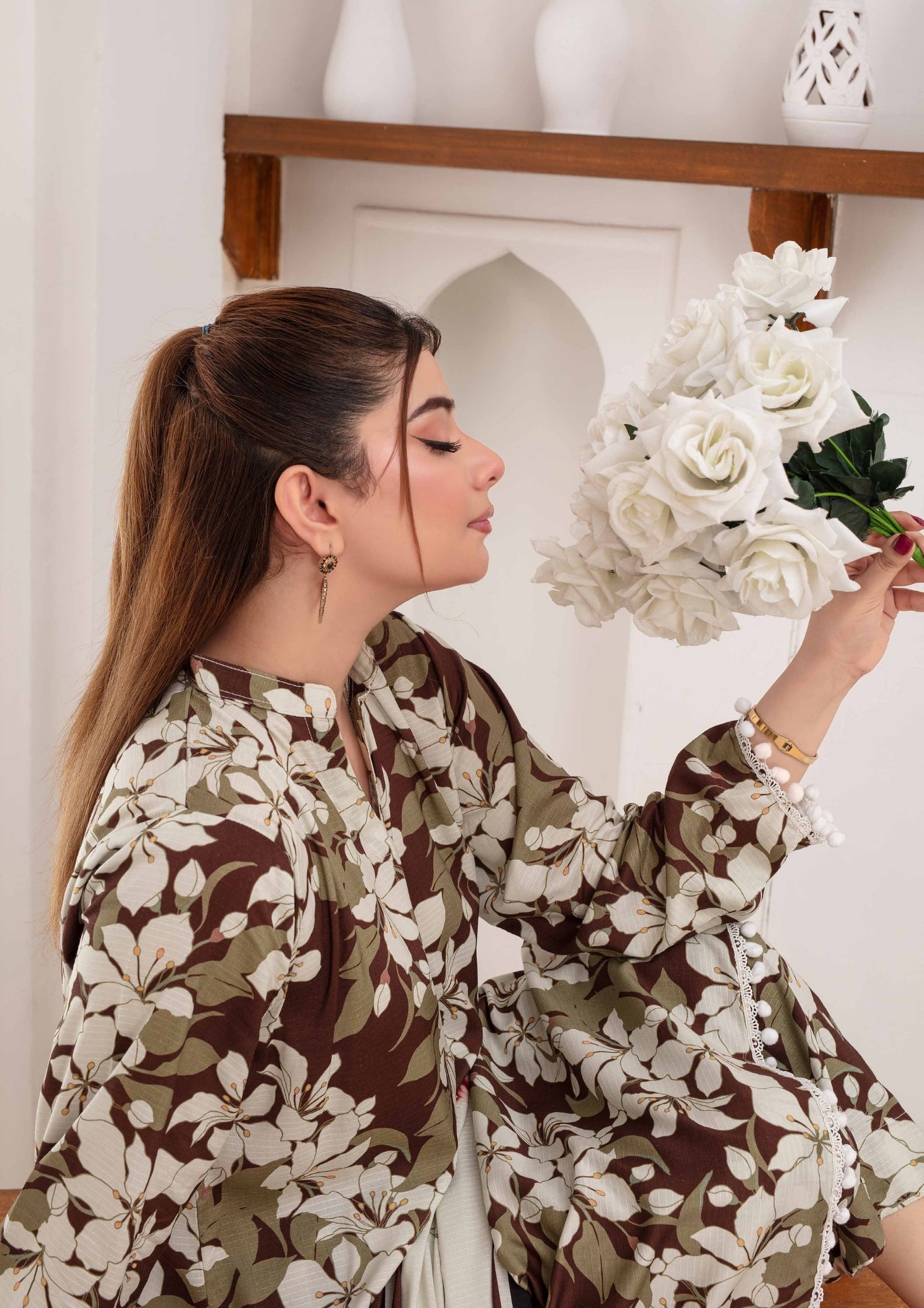 SHAFAQ - Unstitched 3-PCS Bana Dora Linen