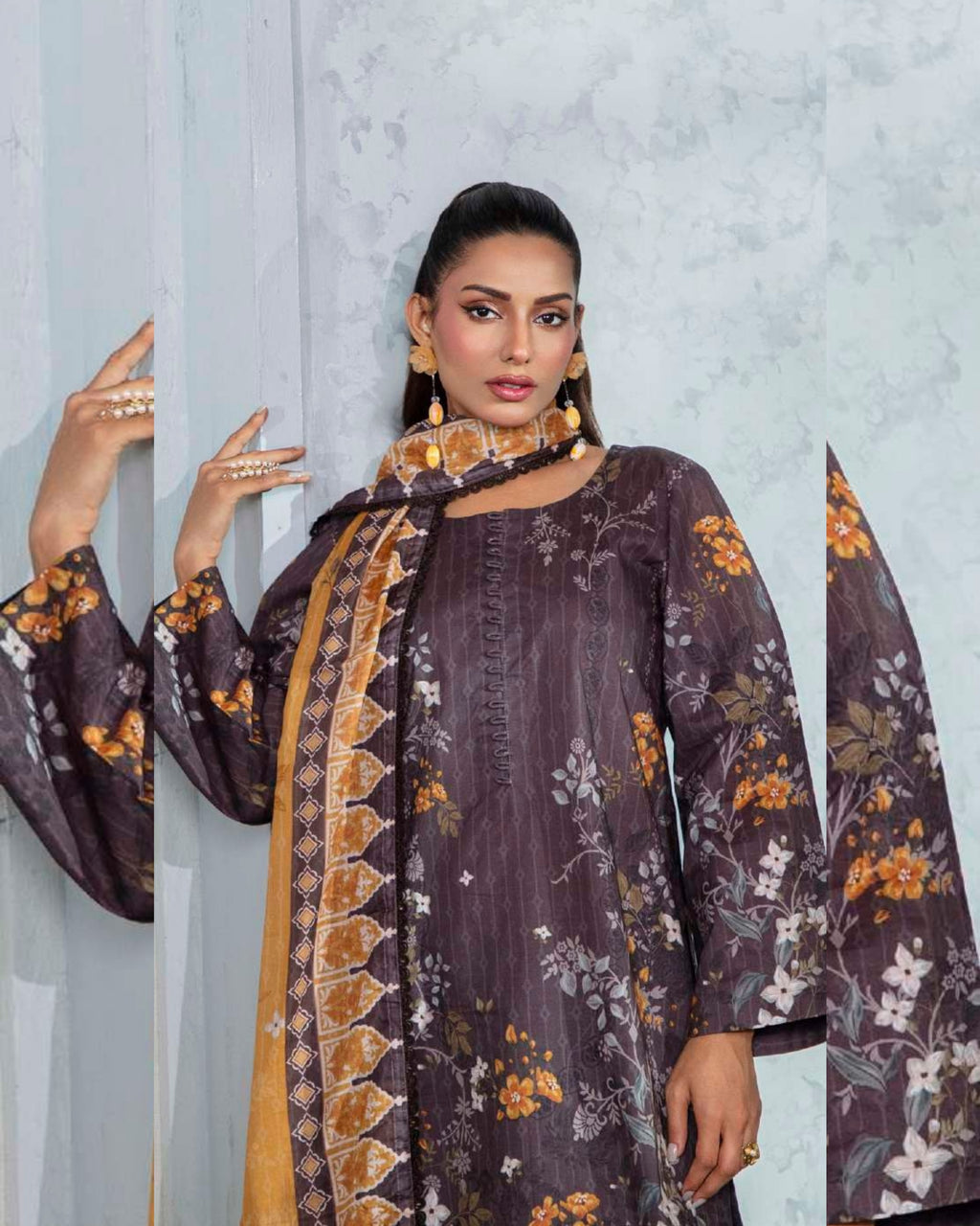 MOOMAL - Unstitched 3PCS Lawn