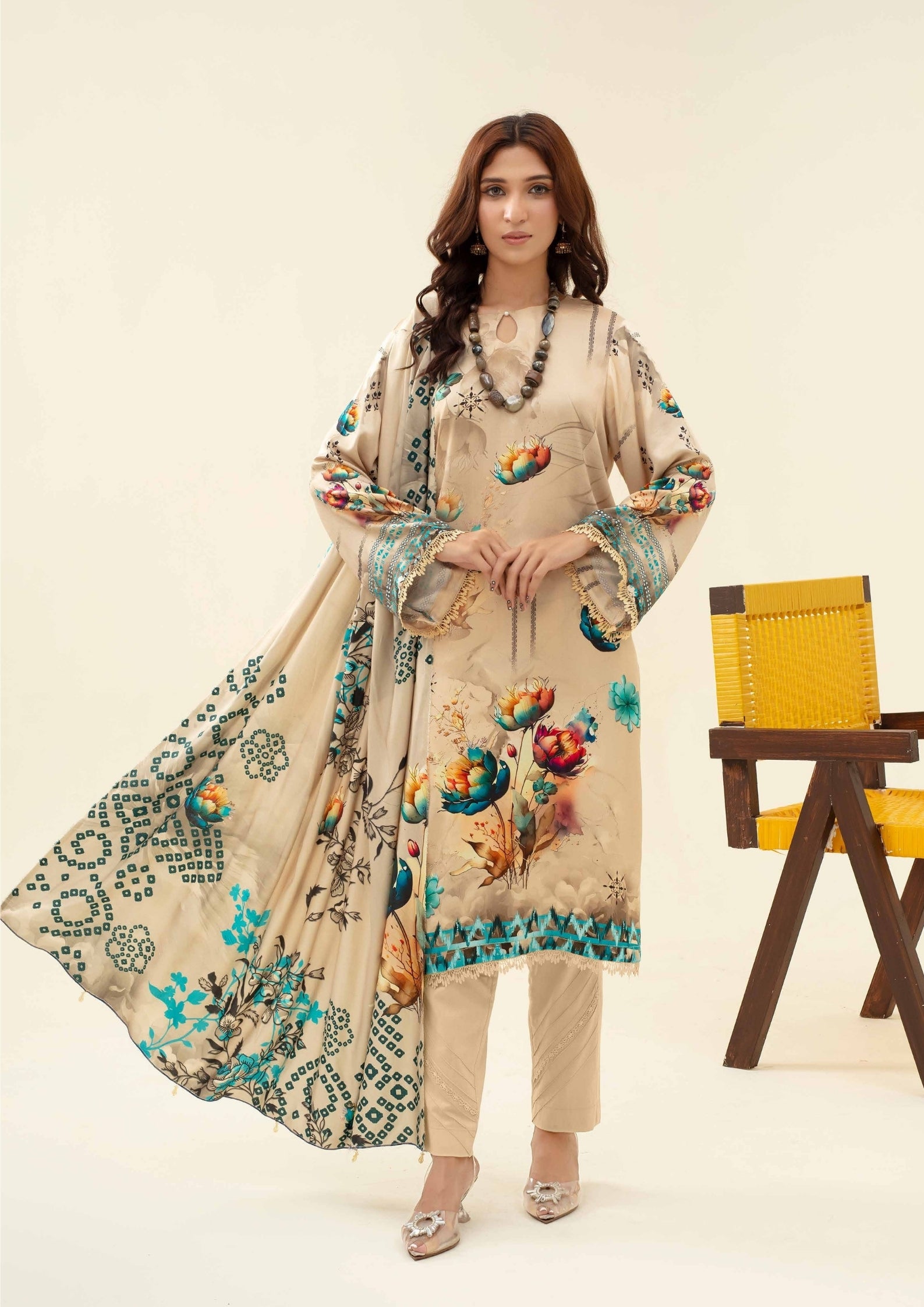 RIWAAYAT - 3-PCS Unstitched Prints