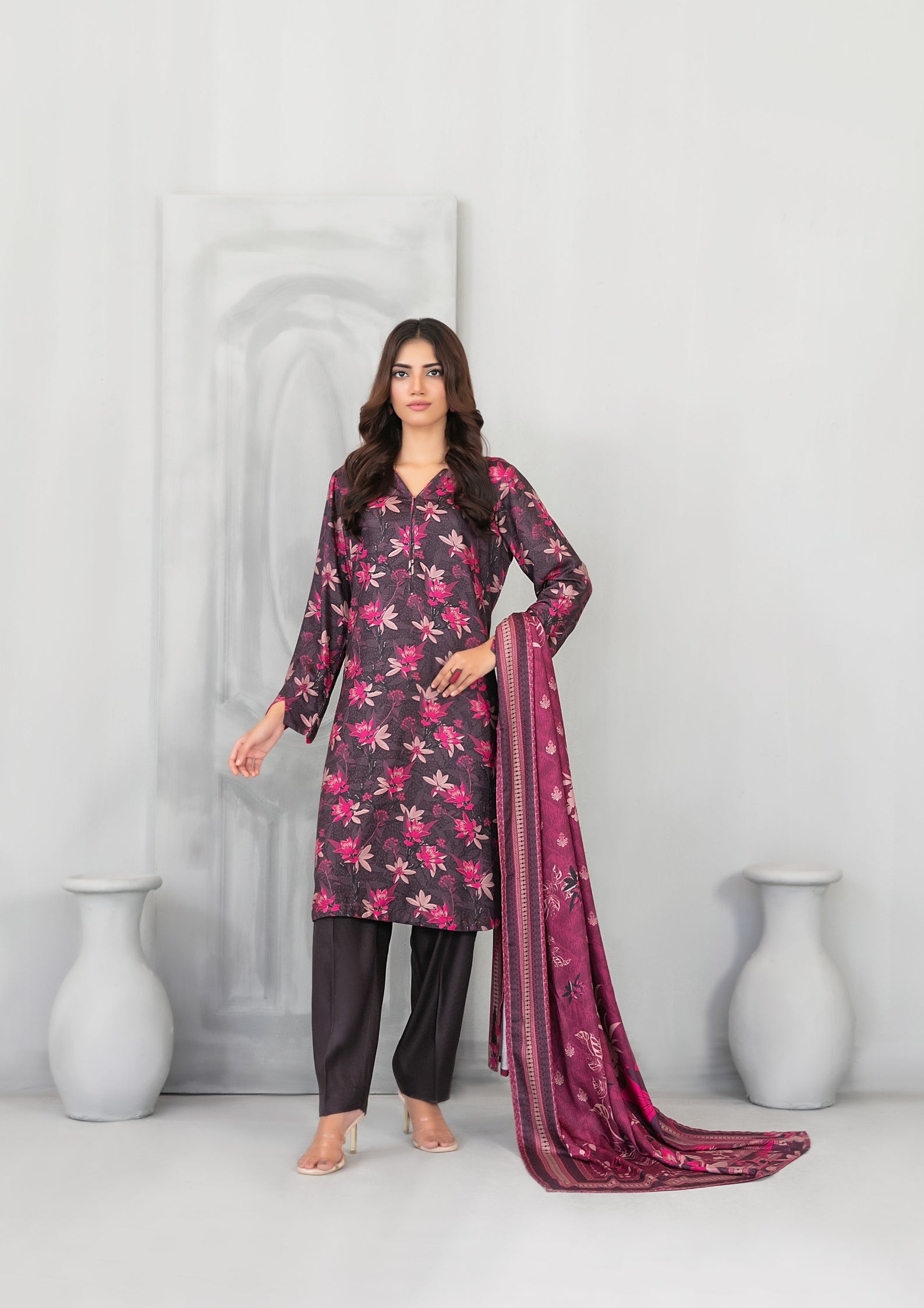 AFSANA - Unstitched Digital Printed Twill