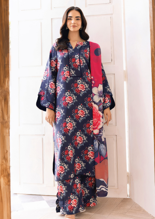 NAQSH-E-NAAZ - Unstitched 3-Piece Digital Bana Dora Lawn