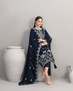 NAFISA - Unstitched Luxury Velvet