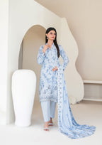MOONLIGHT - Unstitched Embroidered Digital Printed Staple