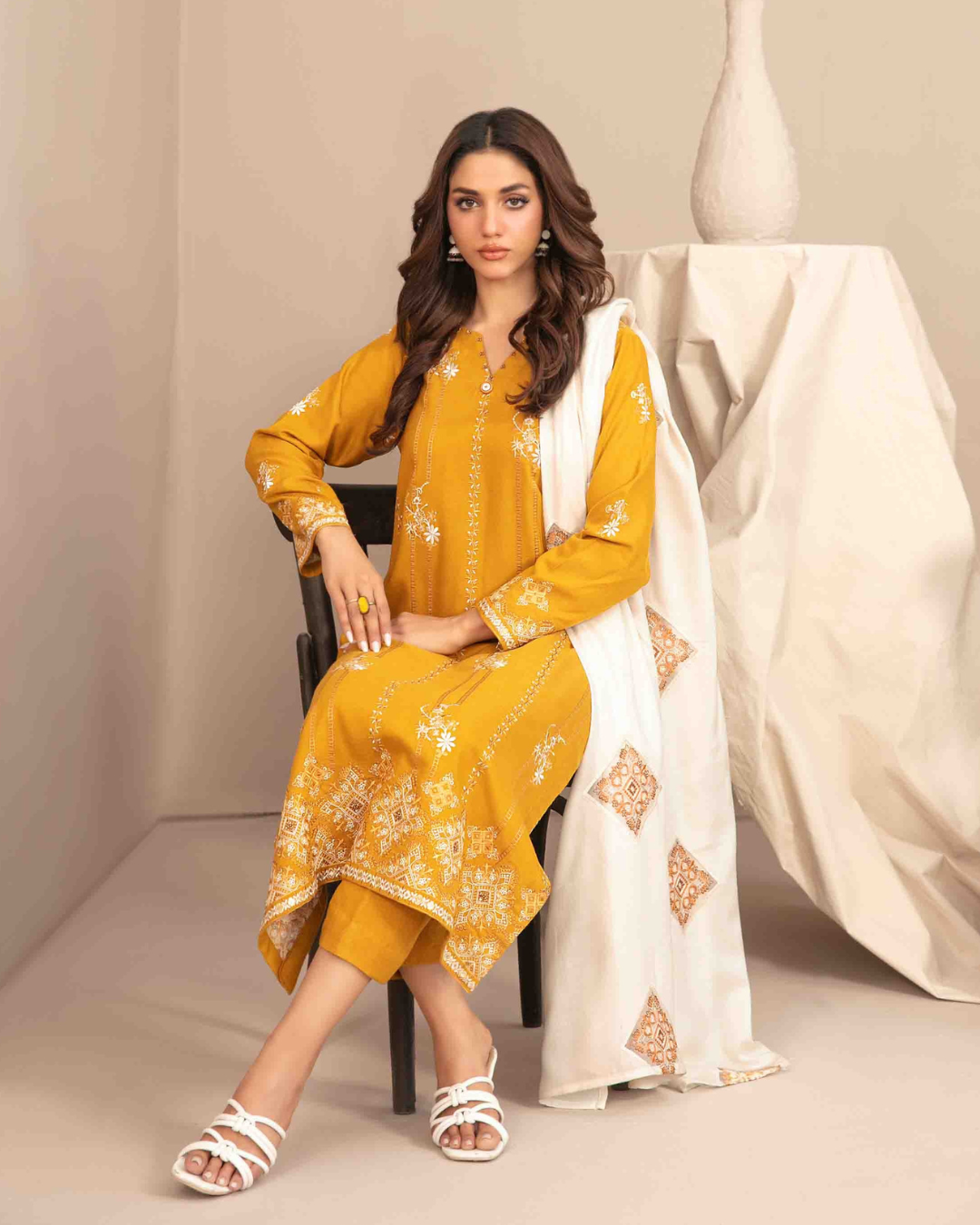 INAYA - Semi Stitched Embroidered
