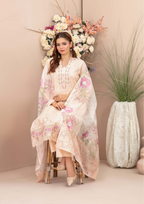ERSA - Semi Stitched 3-Piece Embroidered Lawn