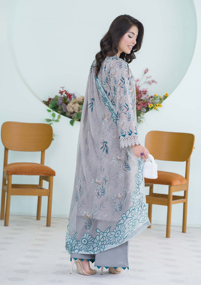 PEHNAWAA - Unstitched 3-Piece Digital Printed Lawn