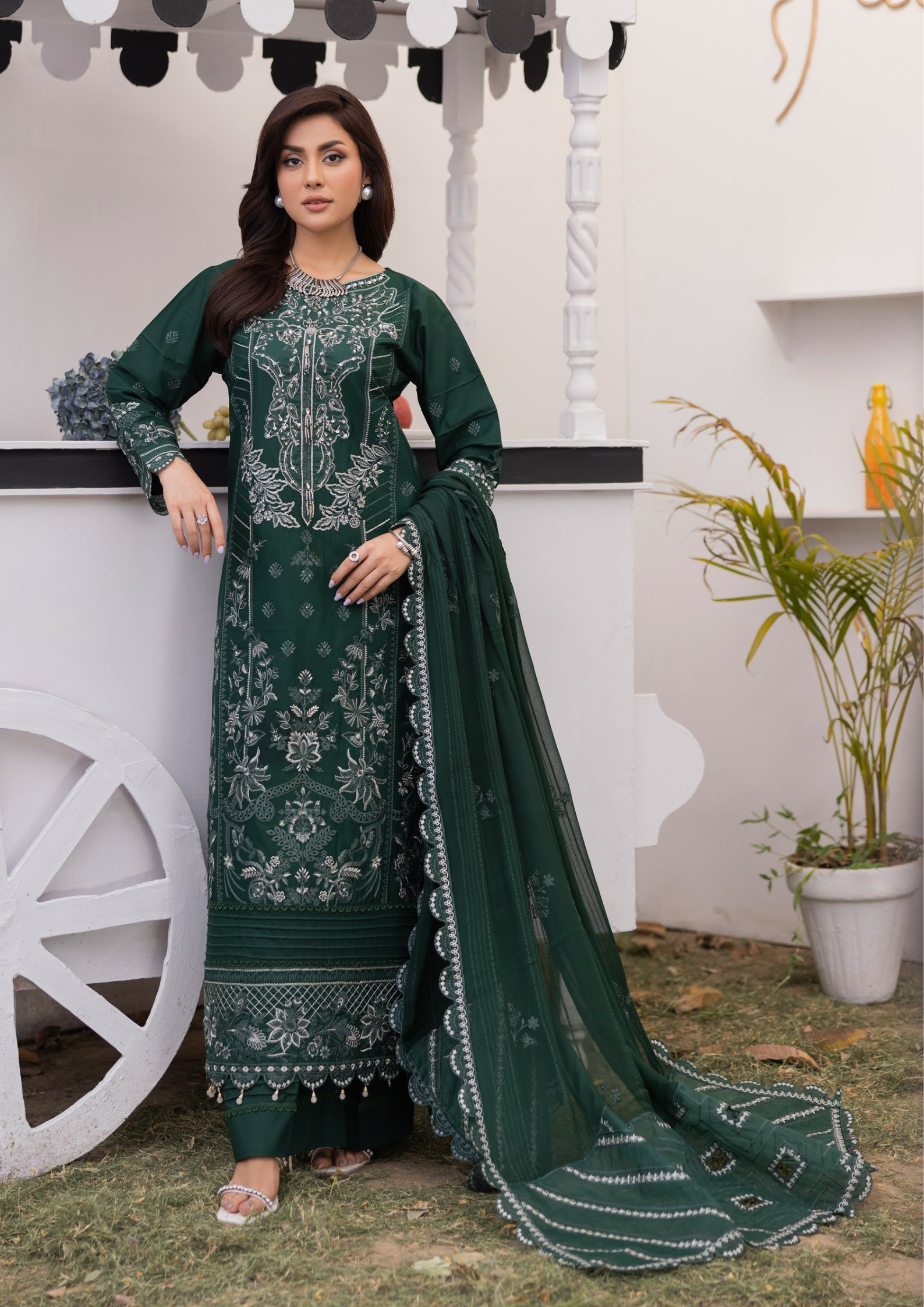 RIM JHIM - Luxury Embroidered Lawn