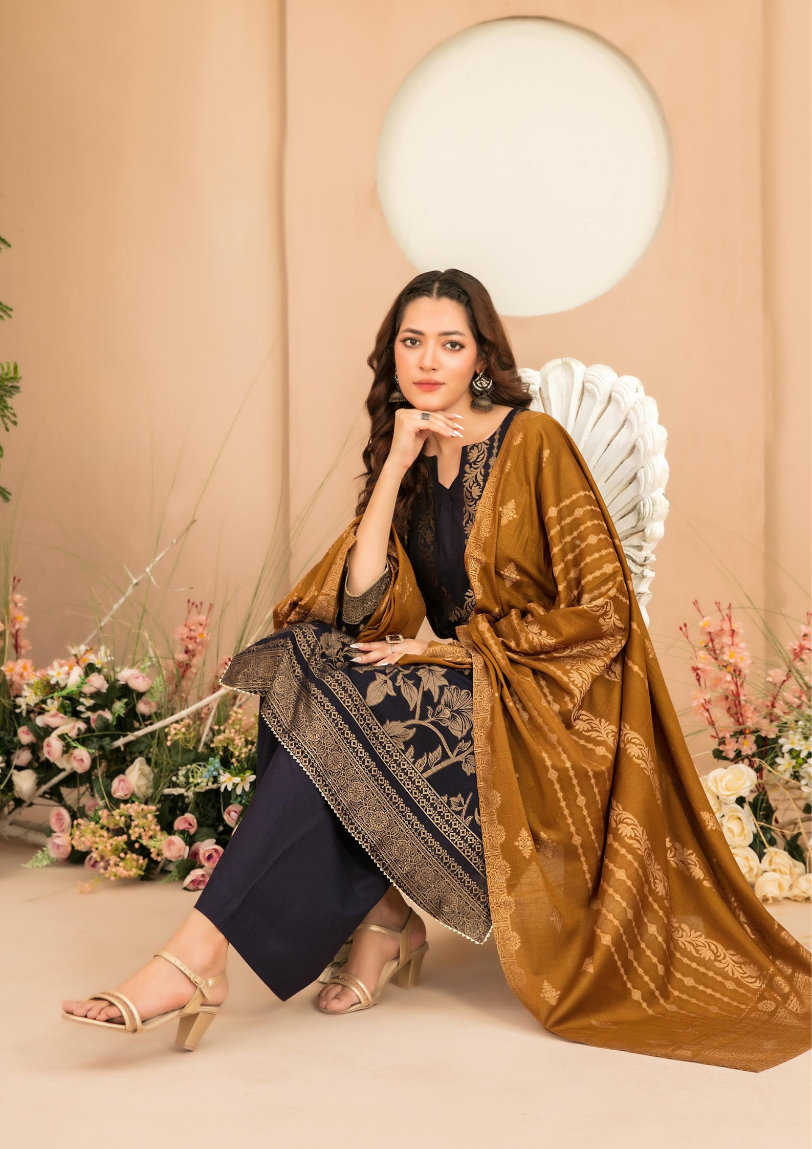 LAWN TALE - Unstitched 3-Piece Broshia Banarsi Lawn