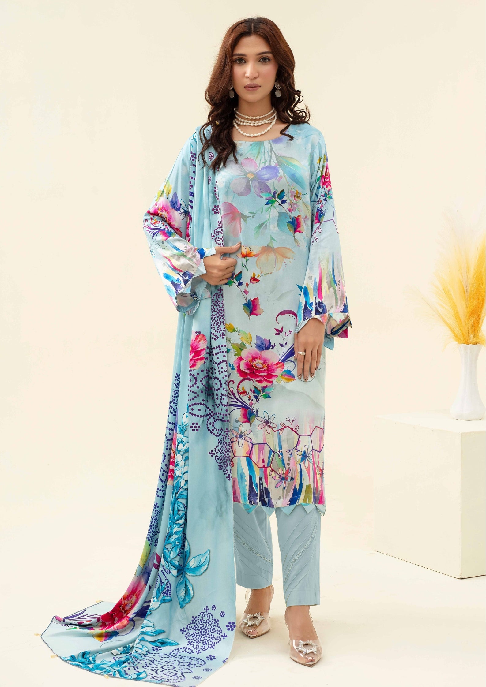 RIWAAYAT - 3-PCS Unstitched Prints