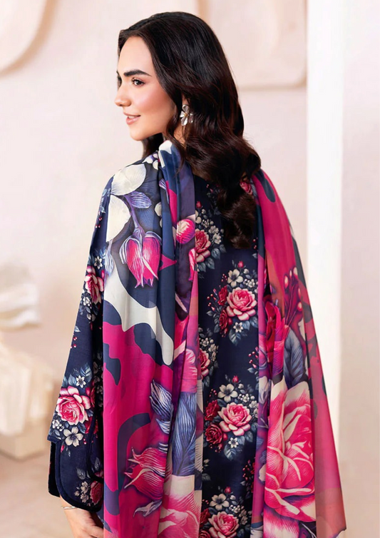 NAQSH-E-NAAZ - Unstitched 3-Piece Digital Bana Dora Lawn