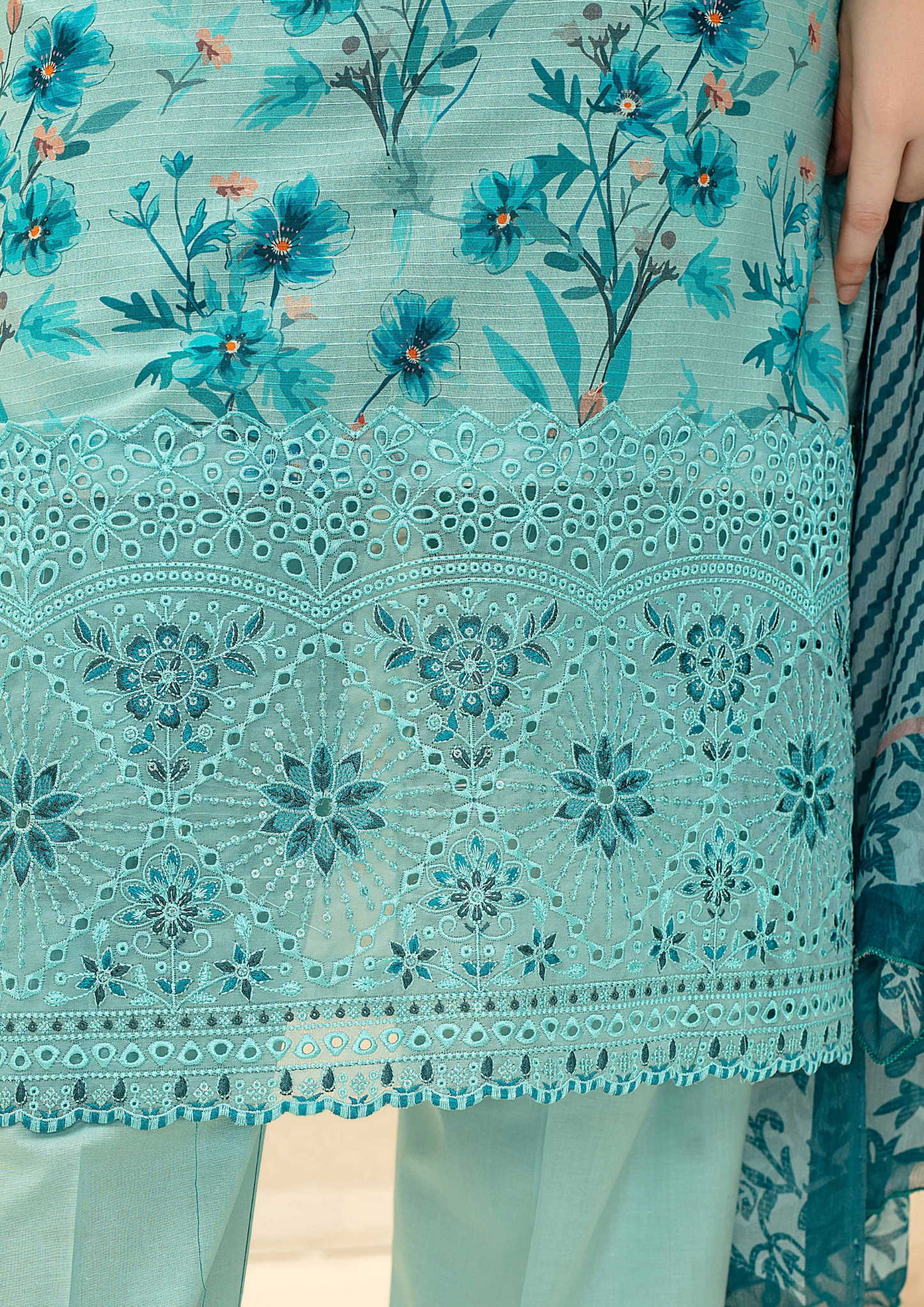 AQAS - Unstitched 3-Piece Digital Printed