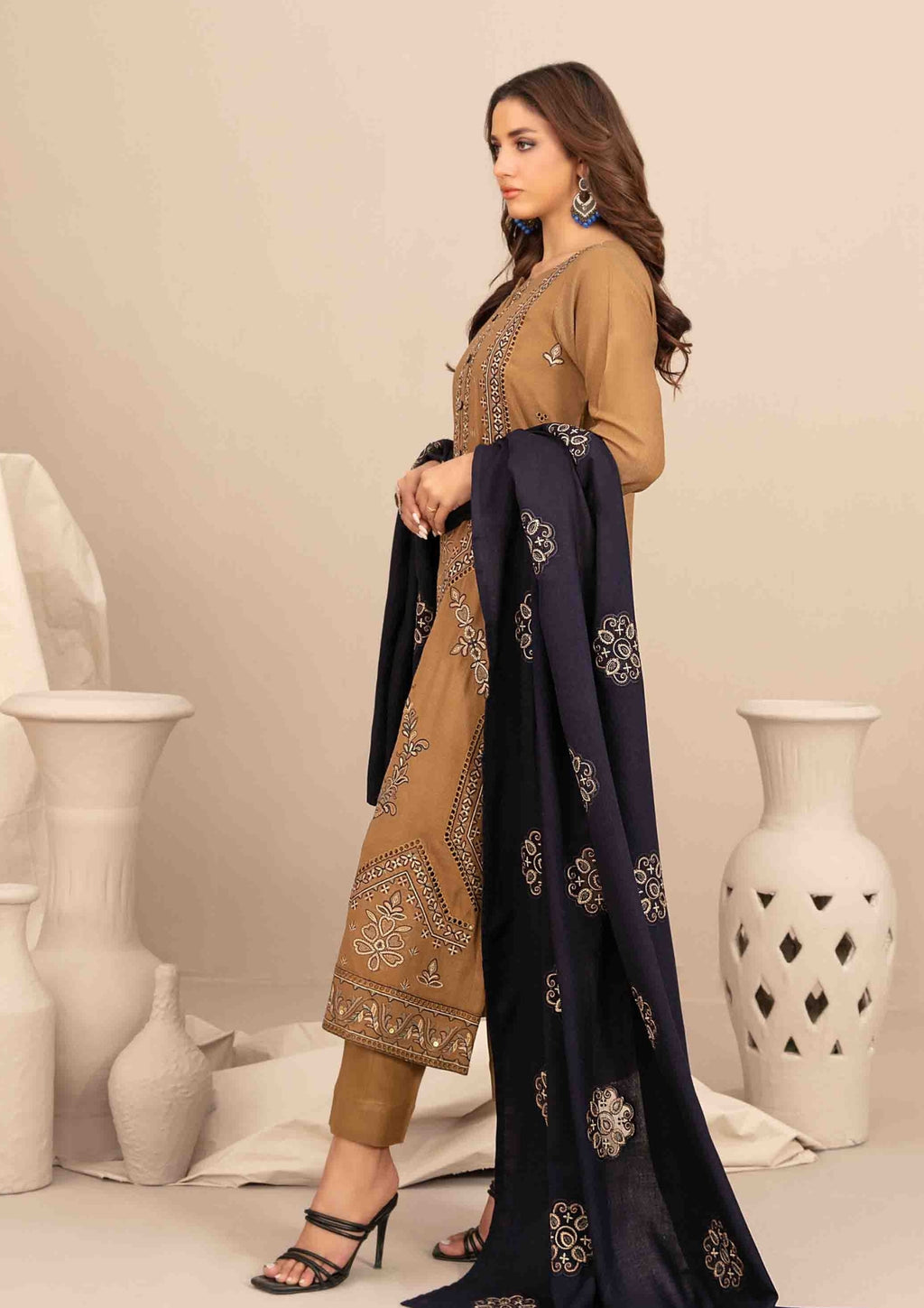 INAYA - Semi Stitched Embroidered