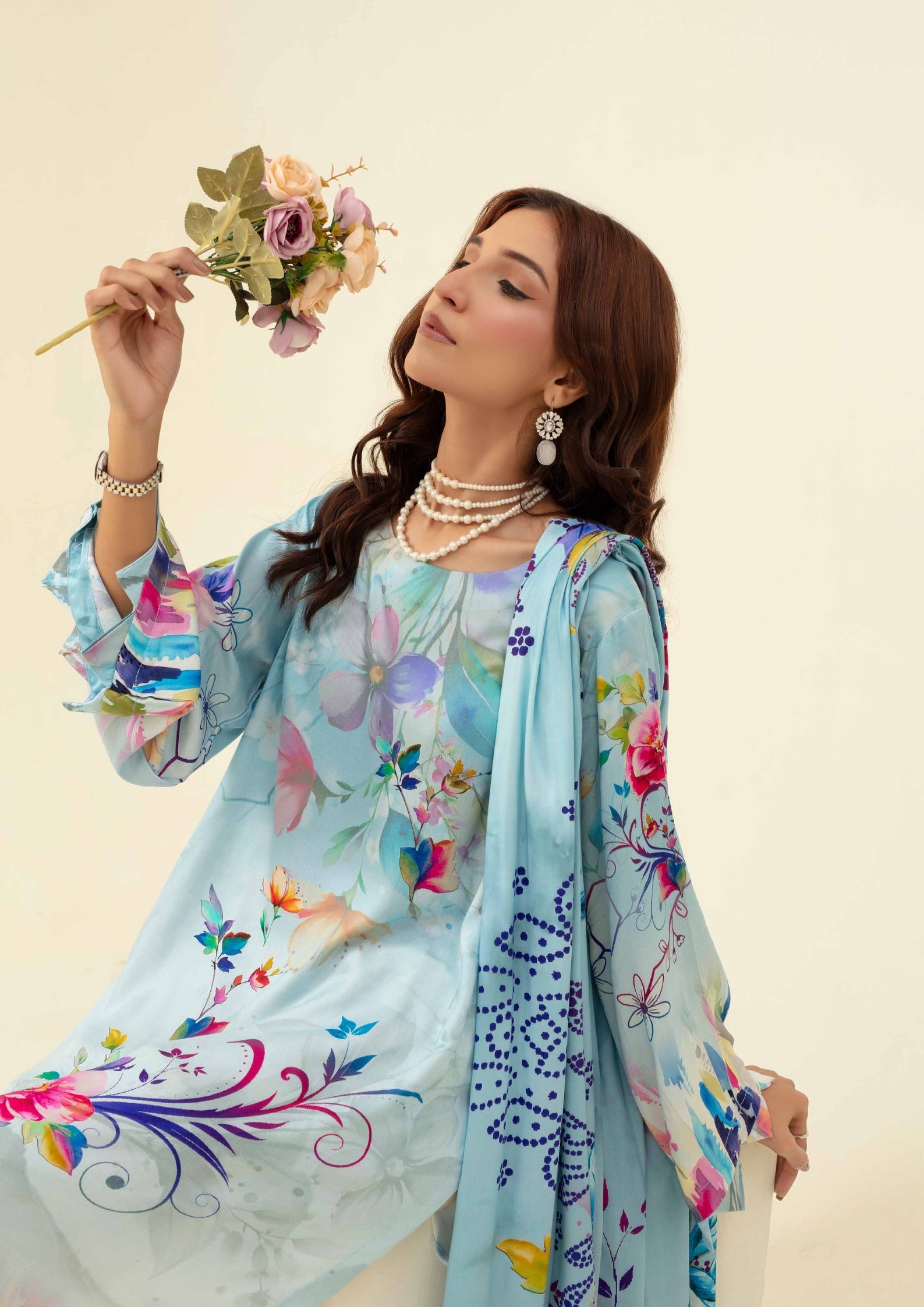 RIWAAYAT - 3-PCS Unstitched Prints