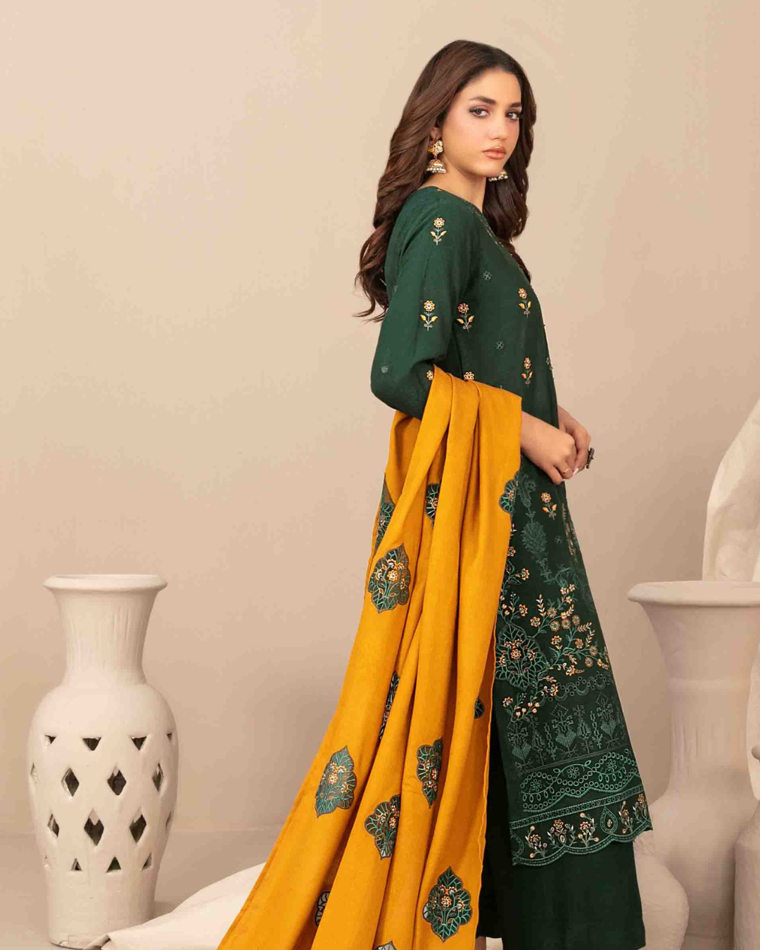 INAYA - Semi Stitched Embroidered
