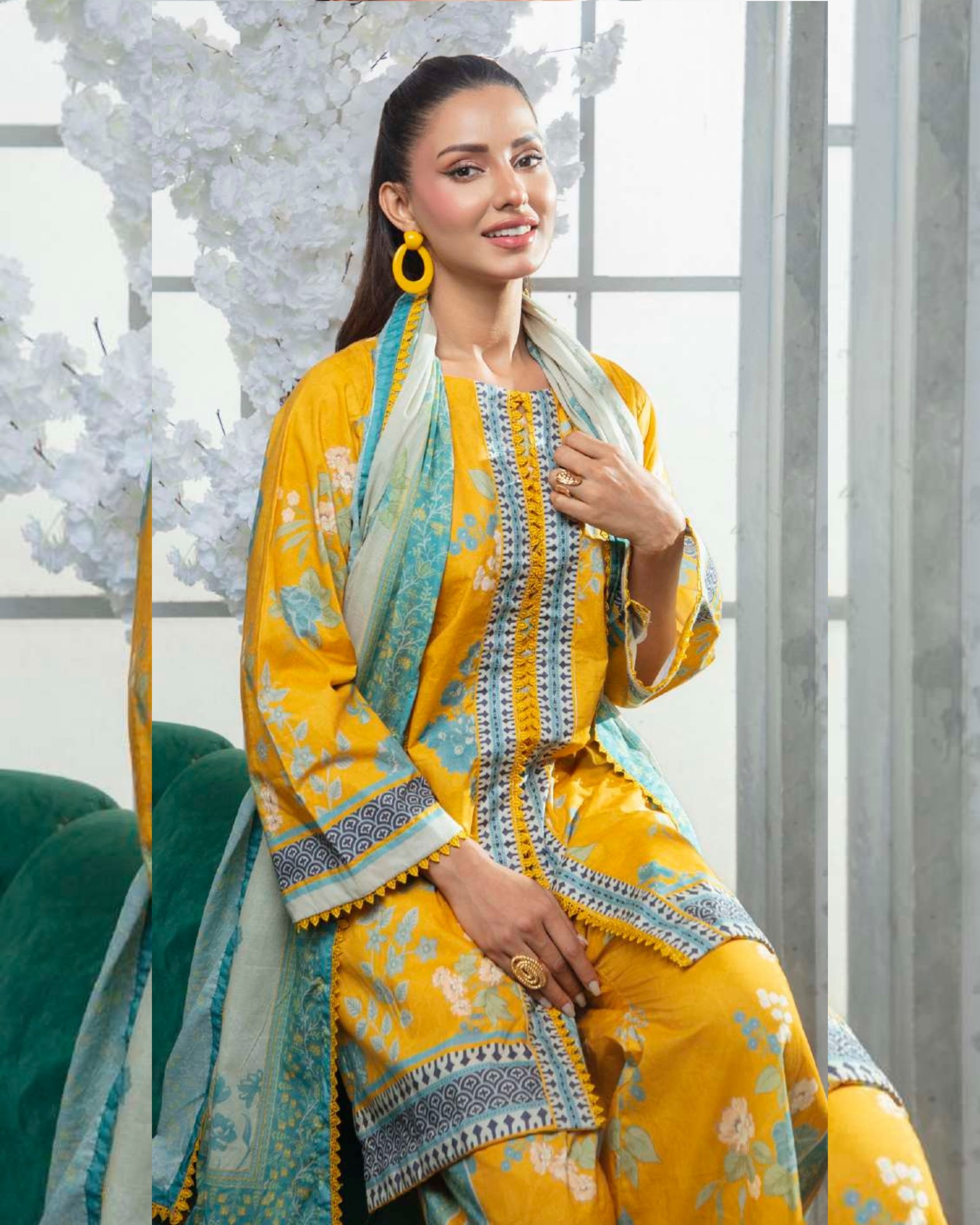 MOOMAL - Unstitched 3PCS Lawn