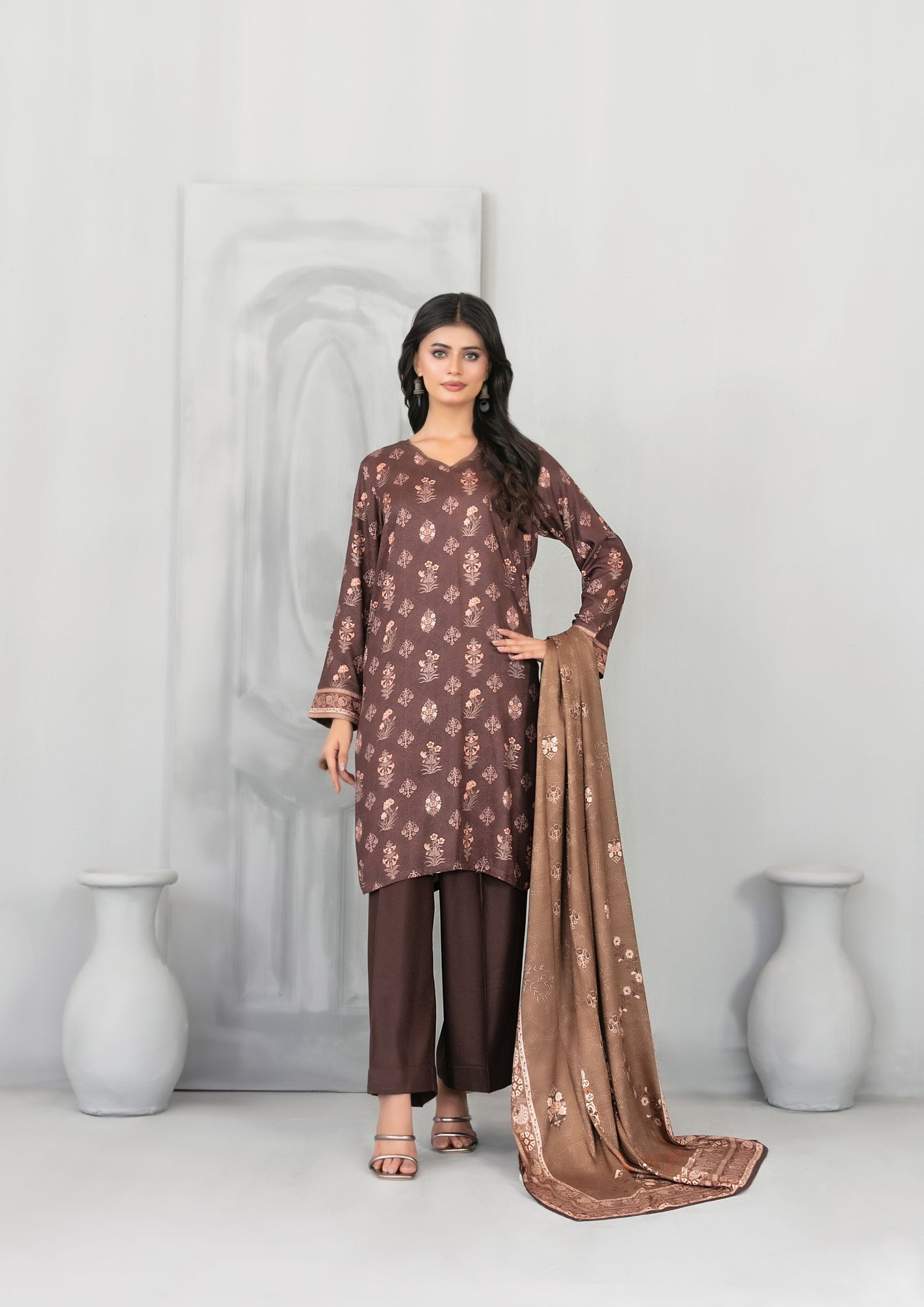 AFSANA - Unstitched Digital Printed Twill