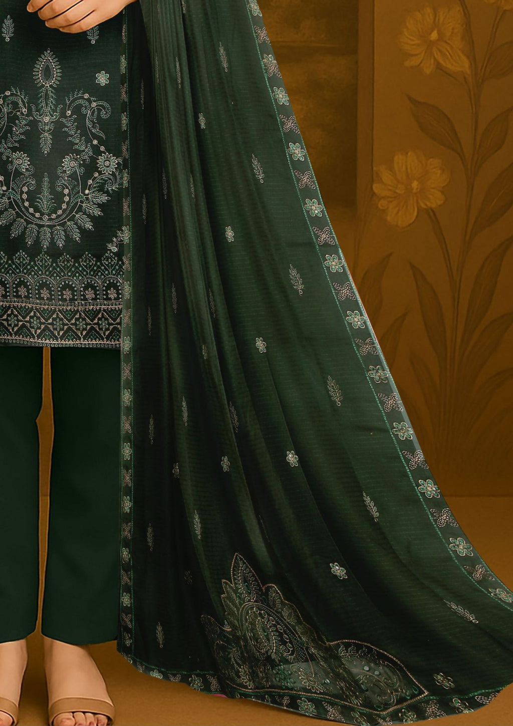 Shabnam - Unstitched 3-Piece Exclusive Dhanak