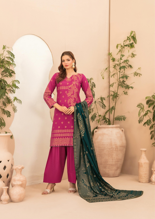 LAWN TALE - Unstitched 3-Piece Broshia Banarsi Lawn