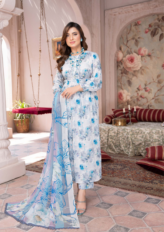 CARNIVAL - Unstitched 3-Piece Digital Lawn