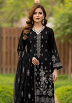 GULL-E-NOOR - Unstitched Embroidered Dhanak