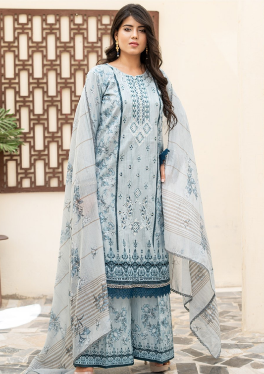 SAJAL - Unstitched 3-Piece Digital Lawn