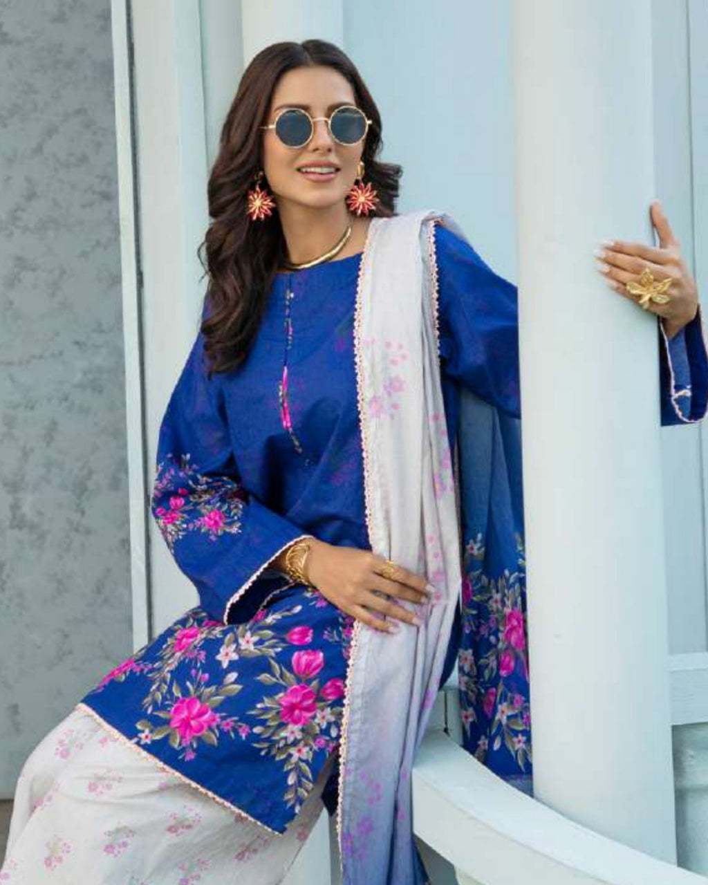 GULZAR - Stitched Lawn by Moncheri