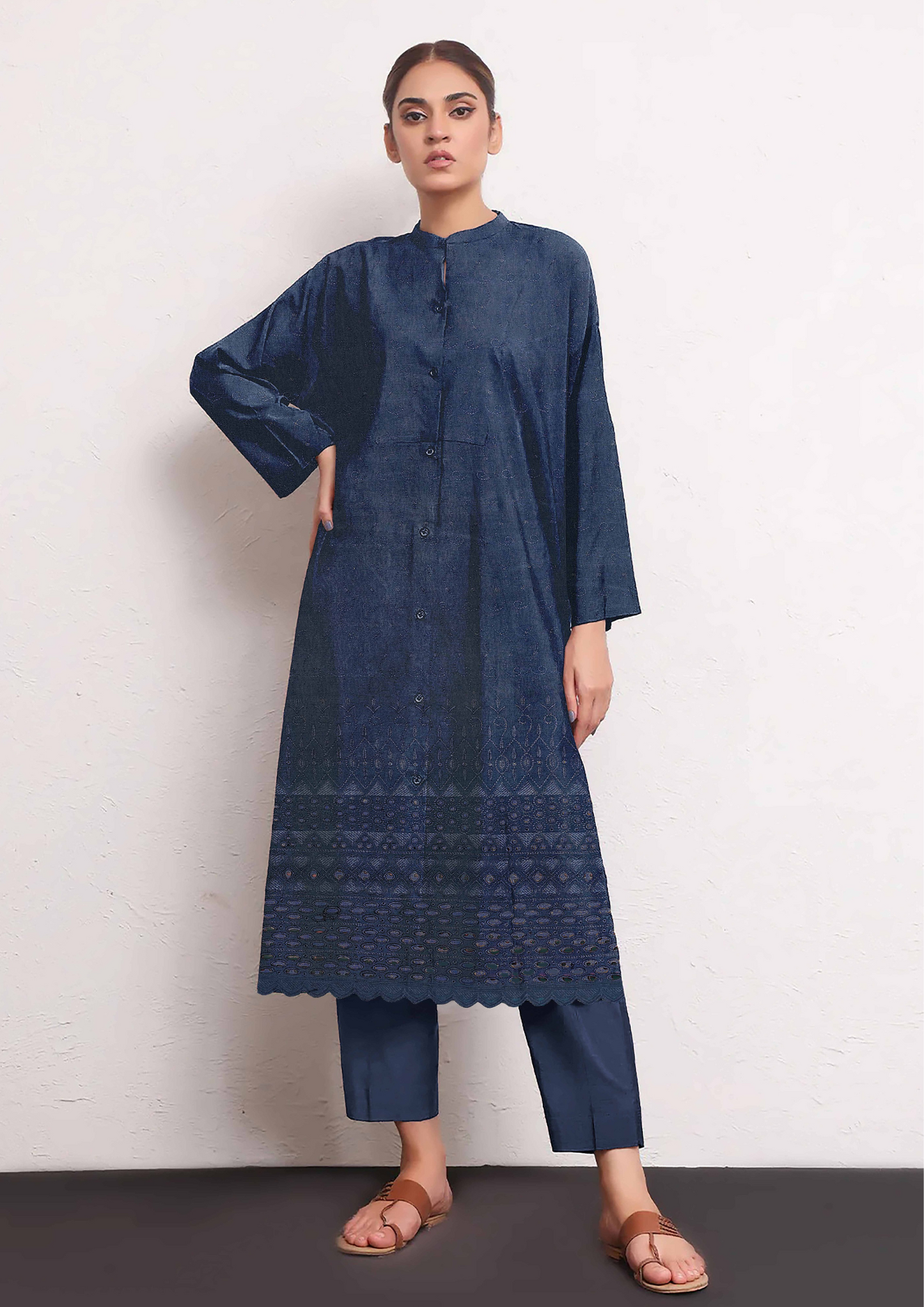 ARZOO - Unstitched 2-Piece Embroidered Lawn