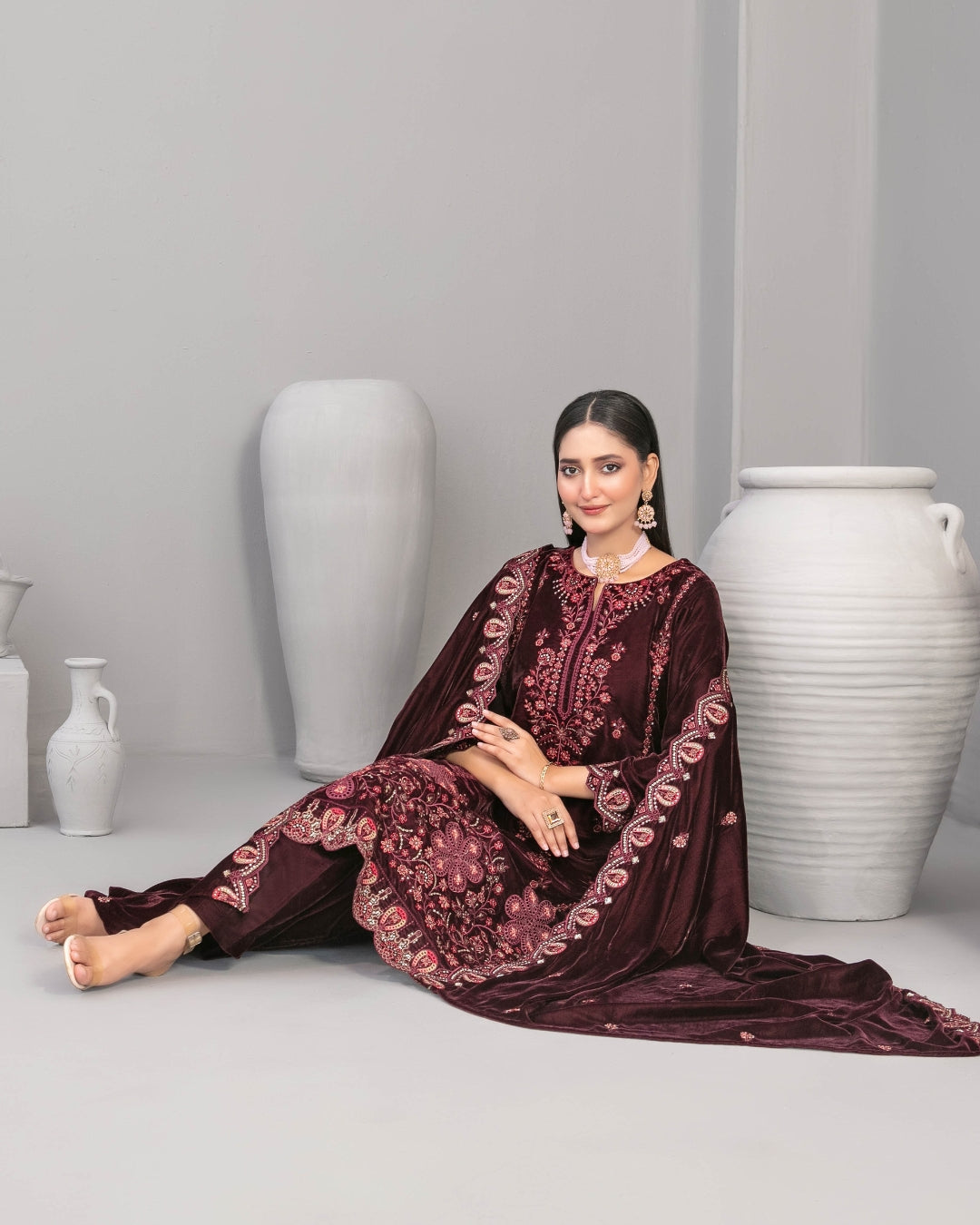 NAFISA - Unstitched Luxury Velvet