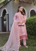 HAYA - Semi Stitched 3 - Piece Organza