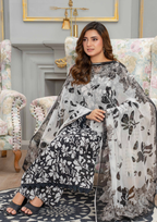 AROOHI - Unstitched 3-Piece Printed Lawn