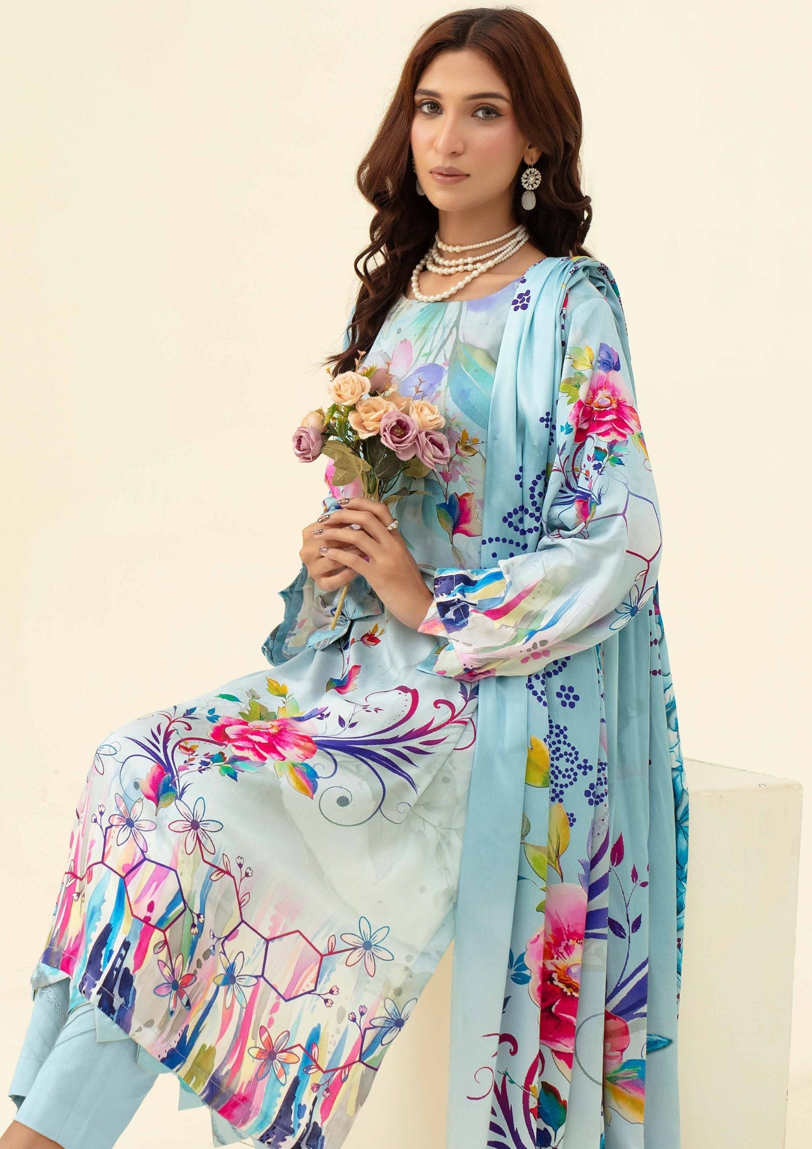 RIWAAYAT - 3-PCS Unstitched Prints