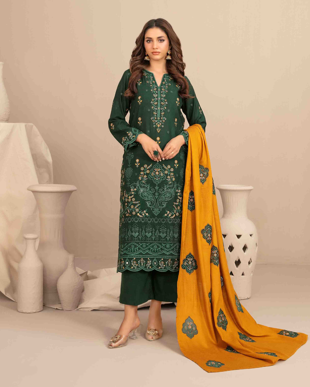 INAYA - Semi Stitched Embroidered