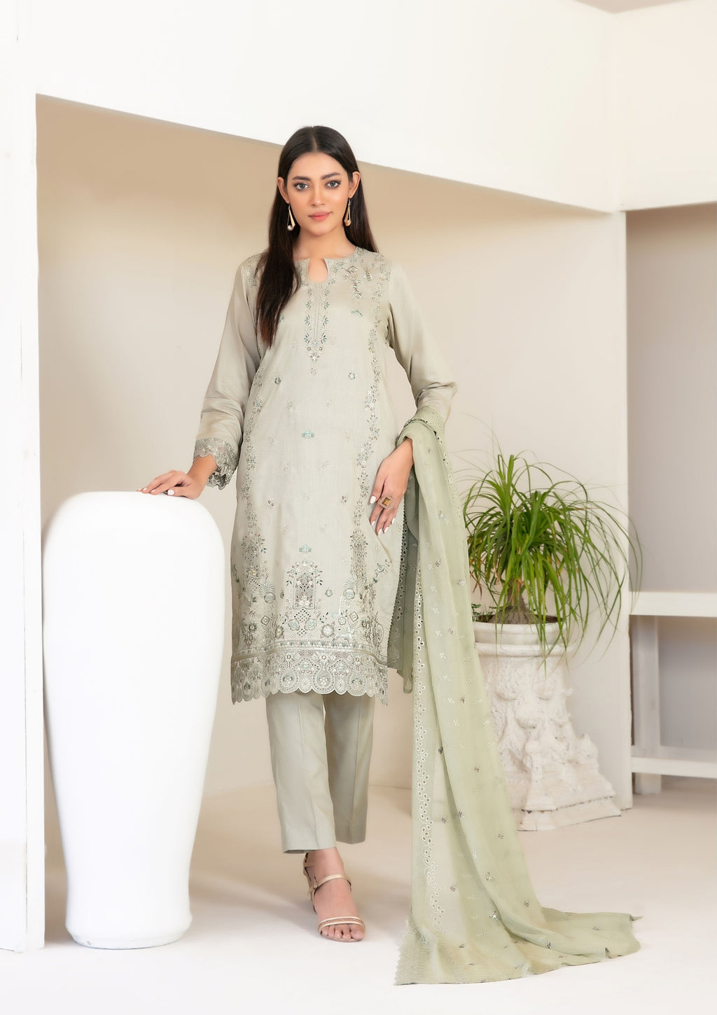 RAQS - Unstitched Embroidered Viscose