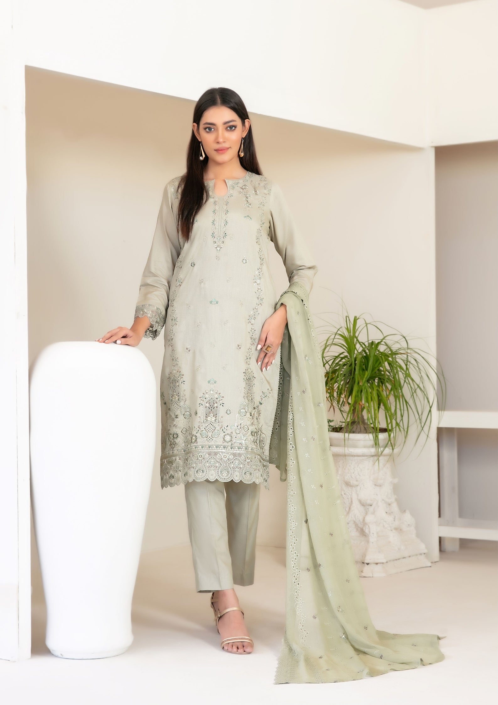 RAQS - Unstitched Embroidered Viscose