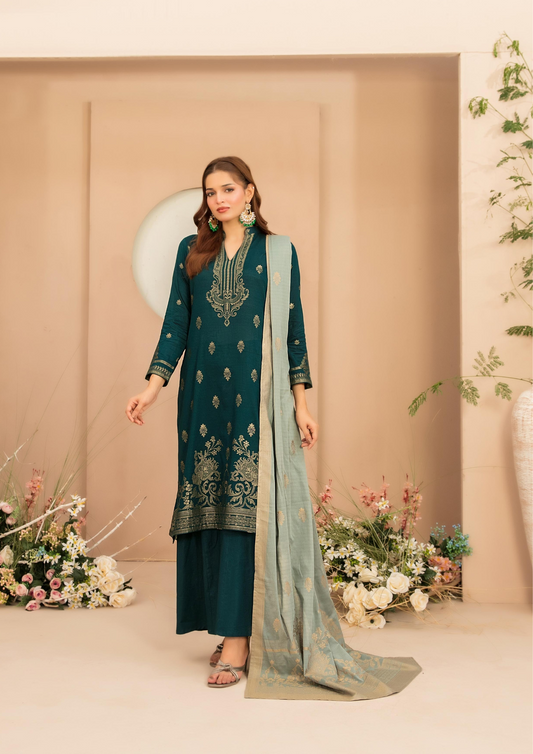 LAWN TALE - Unstitched 3-Piece Broshia Banarsi Lawn