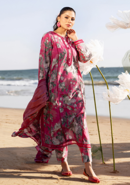 PARIZAAD - Unstitched 3-Piece Digital Print Lawn