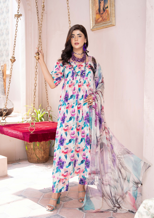 CARNIVAL - Unstitched 3-Piece Digital Lawn