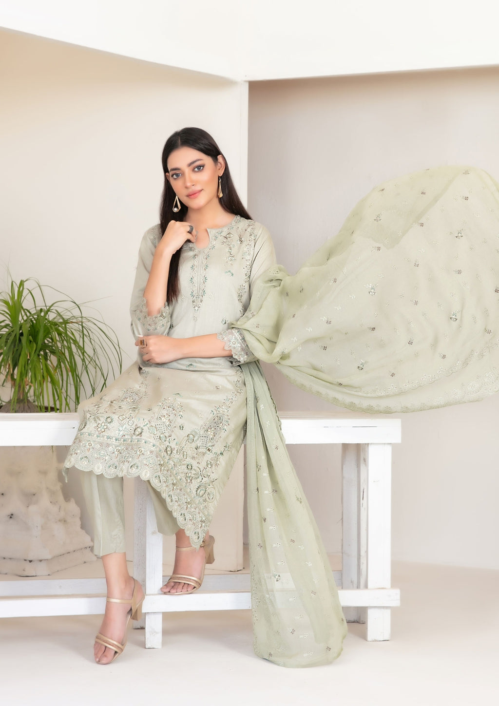 RAQS - Unstitched Embroidered Viscose