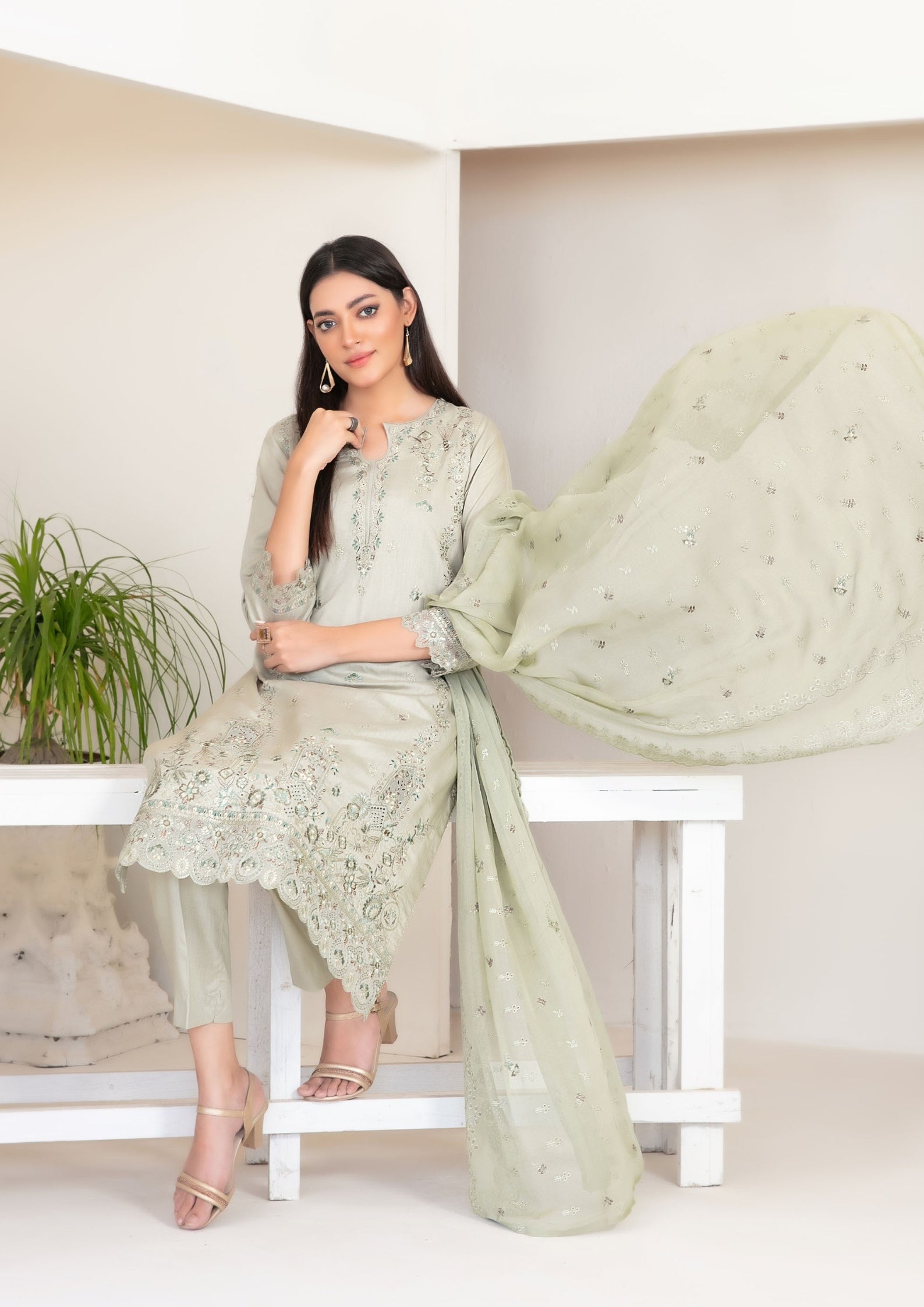 RAQS - Unstitched Embroidered Viscose
