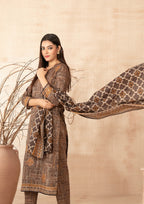 ZIMAL - Unstitched Embroidered Khaddar