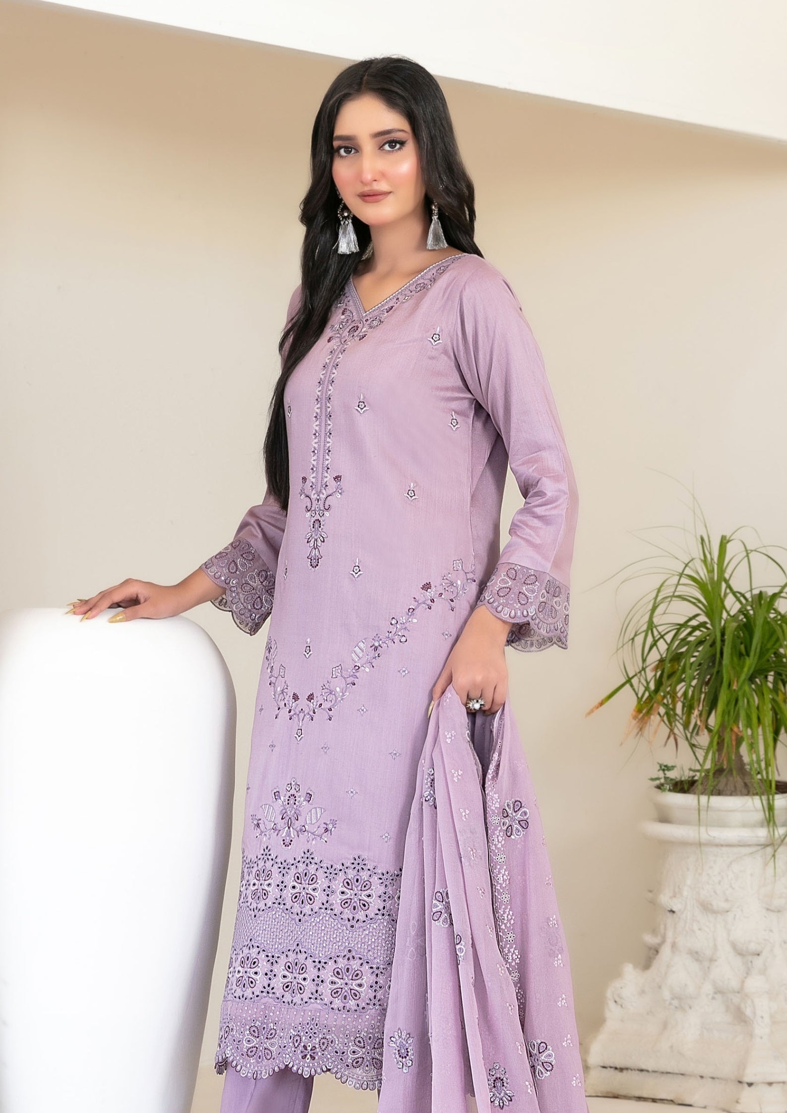 RAQS - Unstitched Embroidered Viscose