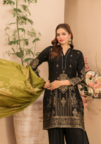 LAWN TALE - Unstitched 3-Piece Broshia Banarsi Lawn